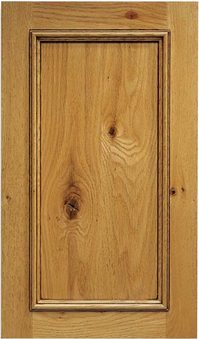 Cascade Rustic Recessed Panel Cabinet Door