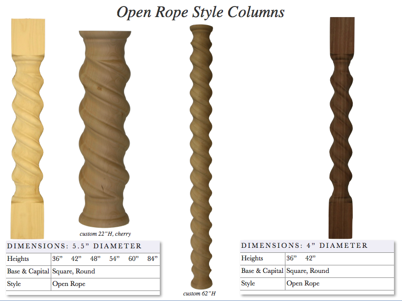 open rope columns